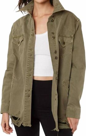 Free People Moonchild Jacket In Army