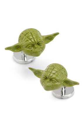 Cufflinks Inc. 3D Yoda Cuff Links in Green at Nordstrom