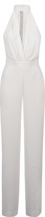 NU V Jumpsuit Deep Halter Jumpsuit