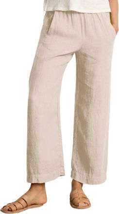 Velvet Lola Linen Pant In Cobble