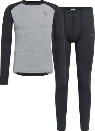 Odlo Active Warm Special Set Kunstfaserunterw&auml;sche f&uuml;r Herren | grau/schwarz