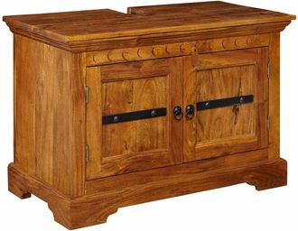 Massivmoebel24 oxford 01005 Mobile lavabo in legno di acacia - laccato / miele 88x43x60