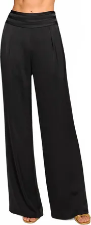 Ramy Brook Joss Wide Leg Pants In Black