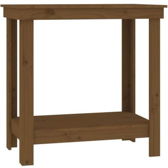 vidaXL Vidaxl - Banco da Lavoro Ambra 80x50x80 cm in Legno Massello di Pino
