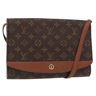 Louis Vuitton Pre-owned Cross Body Bags, female, Brown, Size: ONE SIZE Pre-owned Canvas Cross Body Bag