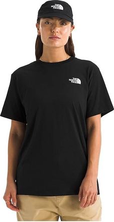 The North Face Pebble Path Relaxed Short Sleeve T-Shirts Womens Clothing TNF Black : 2XL, Cotton