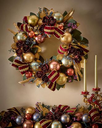 Neiman Marcus Pre-Lit Spiritual Christmas Wreath, 28