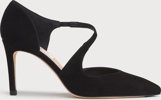 L.k. Bennett Womens Victoria Open Courts, Black Leather - Size UK 7