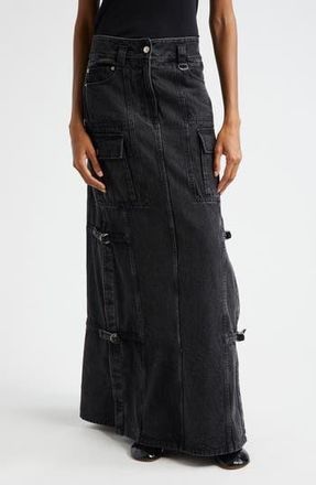 3.1 Phillip Lim Utility Denim Maxi Skirt in Washed Black at Nordstrom Rack, Size 00