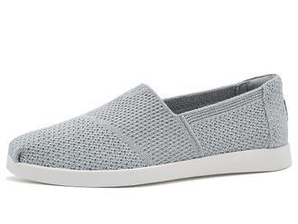 Toms Alpargata Plus Womens Flat Shoes Light Grey : 6.5 B - Medium, Canvas