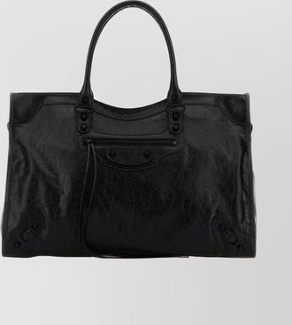 Balenciaga le city large leather shoulder bag