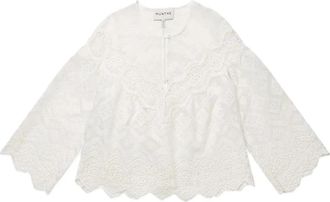 Munthe Valiance Blouse - Dames - Blouses - Wit - M - Polyester - Overhemden