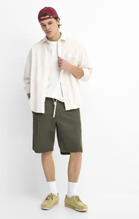 Djab Mens Stretch twill Bermuda Shorts