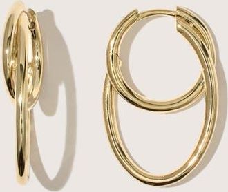 Otiumberg 14kt Gold Vermeil Loom Earrings in Yellow Toned Gold at Nordstrom