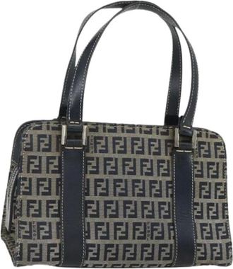 Fendi Pre-owned Handbags, female, Multicolor, Size: ONE SIZE Pre-owned Canvas Handbag