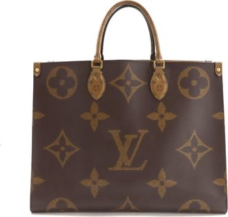 Louis Vuitton Monogram Monogram Reverse Monogram Monogram Reverse Shoulder Bag Tote Bag (Pre-Owned)