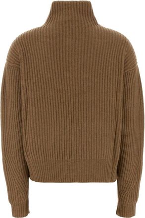 Le Kasha Neck Sweater - Camel