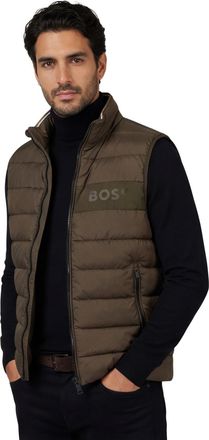 HUGO BOSS bodywarmer Boss Black bruin effen normale fit