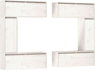 vidaXL Vidaxl - tv Cabinets 6 pcs White Solid Wood Pine