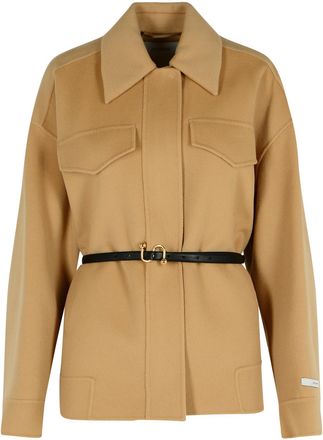 Sportmax cantore Camel Virgin Wool Jacket