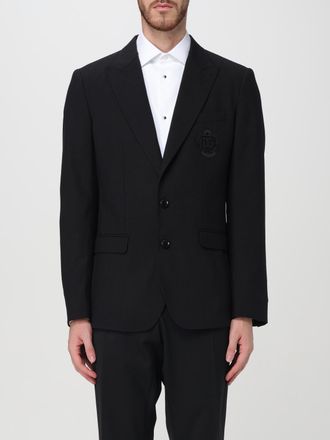 Dolce & Gabbana Mens Suit Jacket - Black Wool - Size EU 48 (Mens)