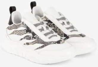 Roberto Cavalli Firenze Python Flame Sneakers, Brand Size 41 ( US Size 8 )
