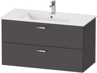 Duravit Duravit - Xbase Meuble Sous-lavabo Mural L:100 Cm Avec 2 Tiroirs