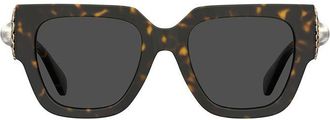 Moschino MOS153/S 086/IR Womens Sunglasses Tortoiseshell Size 52
