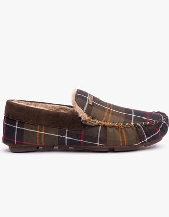 Barbour Mens Barbour MONTY Mens Slippers Recycled Classic Tartan - Multi - Size: 10