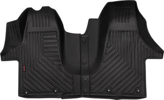 OEM Alfombrillas De Goma 3d Para Volkswagen Transporter T5 (furgoneta De Reparto, 2003-2015) - Borde De 5 Cm