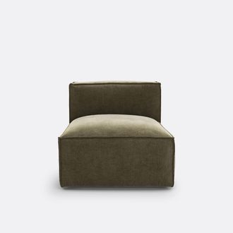 La Redoute Interieurs Modulaire fauteuil in vintage ribfluweel, Seven