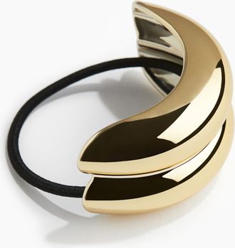 H&M Haargummi mit gl&auml;nzendem Detail - Gold