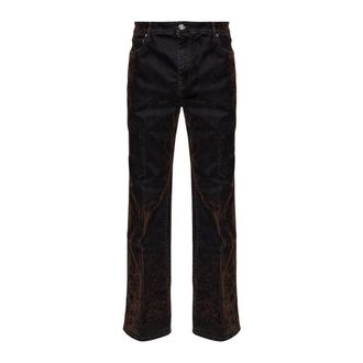 Amiri Flock MA Fit 5 Pocket Jean - - Jeans - Uomo - Marrone - W33
