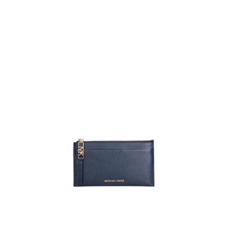 Michael Kors Tarjetero grande Empire de piel granulada - Accessories - Mujer - Azul - ONE SIZE
