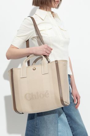 Chlo&eacute; Carry Medium Shopper Bag, Womens, Beige