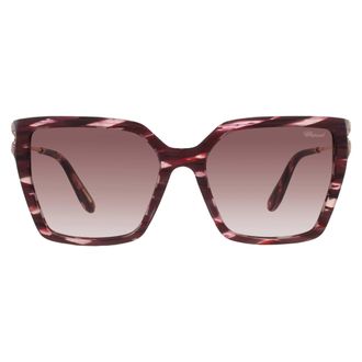 Chopard Brown Gradient Square Ladies Sunglasses SCH371S 01G2 56