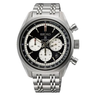 Seiko Prospex Speedtimer Chronograph Automatic Black Dial Mens Watch SRQ053