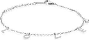 HMY Jewelry Love Bracelet in Metallic at Nordstrom Rack