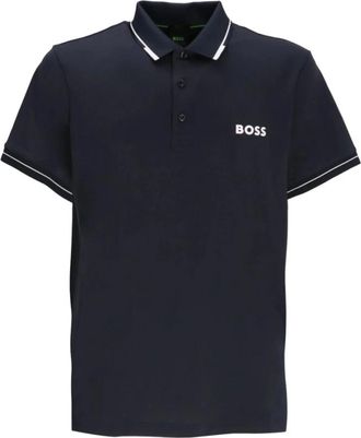 HUGO BOSS Sweater Boss - Heren - Polos - Blauw - M - Tops