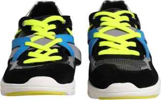 Dolce & Gabbana Multicolor Lace Up Low Top Men Sneakers Mens Shoes (Pre-Owned)
