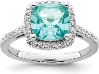 Diamond2Deal 14k White Gold Lab Grown Diamond Wedding Band Ring 1/4Ct Clarity- VS Color- G-H