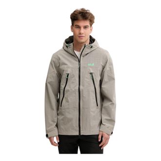 Jack Wolfskin Find The Wild 2L Jkt - Heren - Windbreakers - Grijs - M - Wol - Fitness