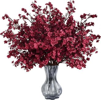 OEM Seis Ramos De Paniculata Artificial De Seda, Con Un Aspecto Muy Realista, Perfectos Para Oto&ntilde;o, Acci&oacute;n De Gracias, Decoraci&oacute;n Del Hogar Y Proyectos De