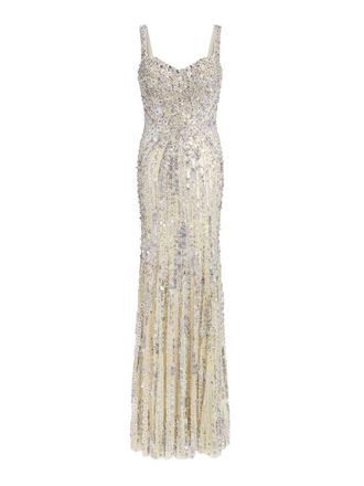 Jenny Packham Long Ivory Da Vinci Dress
