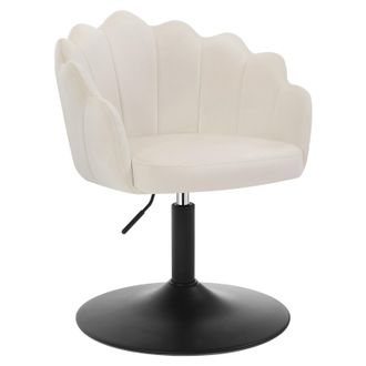 Woltu Taburete De Bar, Taburete De Cocina, Fijo, Giratorio, Ajustable, Con Respaldo, Color Crema - Woltu
