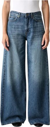 Joop Wide Jeans - Dames - Loose Fit Jeans - Blauw - W27 - Denim - Jeans