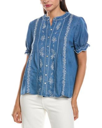 Nanette Lepore Short Sleeve Blouse