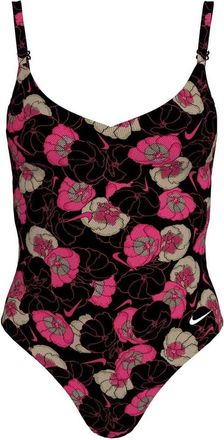 Nike Eendelig badpak met bloemenpatroon voor dames (Middernacht marine)