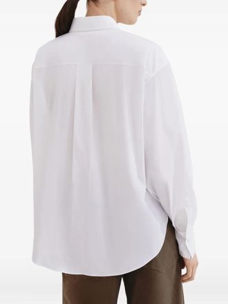 Brunello Cucinelli Womens Long-Sleeved Poplin Shirt Aw25 W