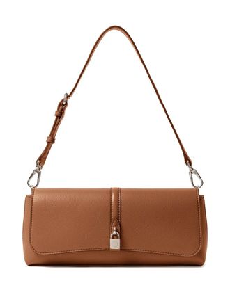 Stella McCartney Ryder padlock-detail shoulder bag - Brown